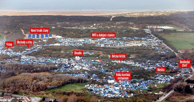 Restaurace, divadlo a wifi zdarma: Uprchlický tábor v Calais se mění v město