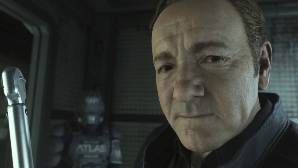 Kevin Spacey ve videohře Call of Duty: Advanced Warfare.