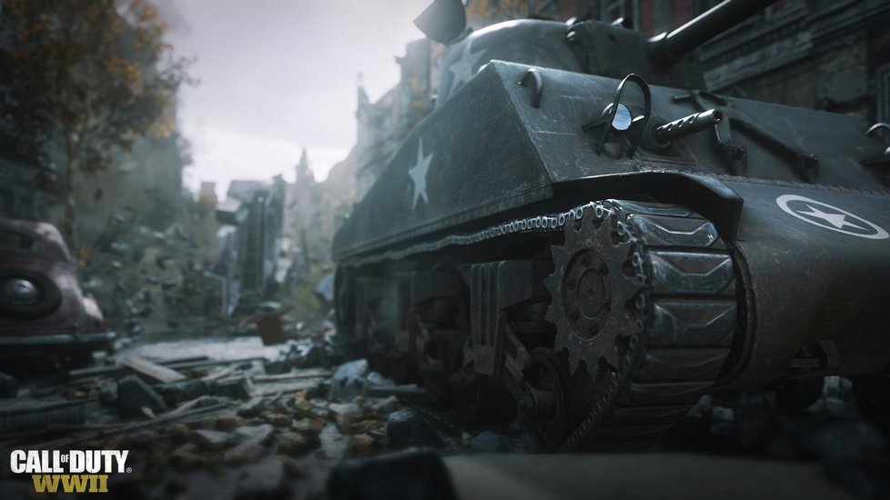 Záběry z videohry Call of Duty WWII