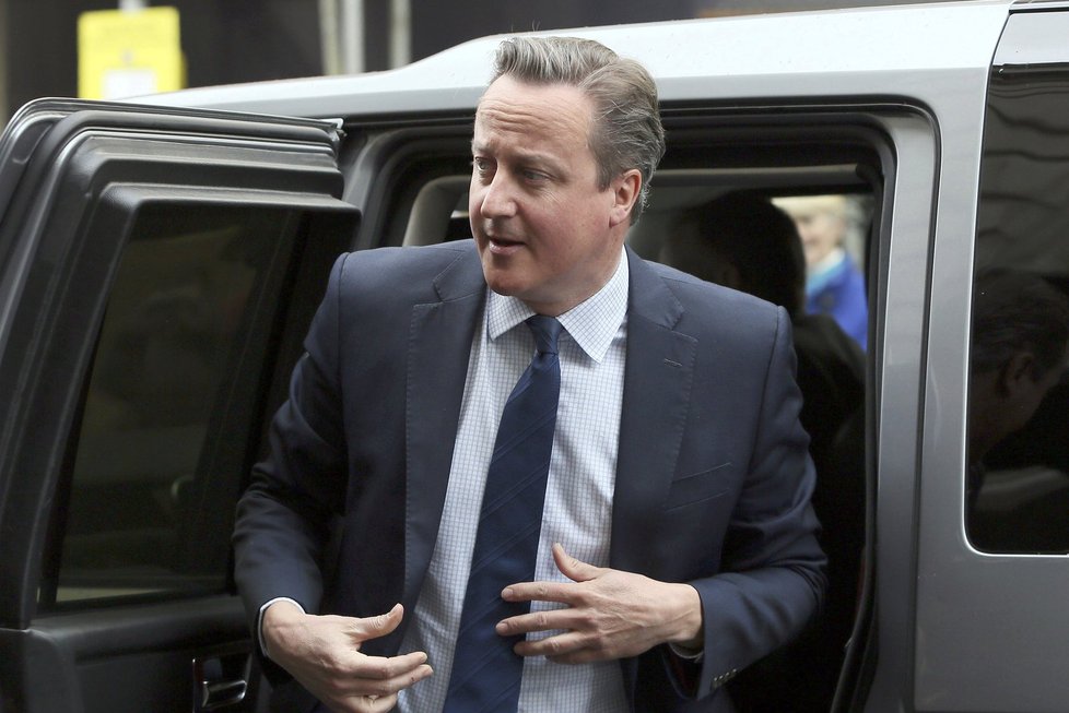 Britský premiér David Cameron na jarním fóru své Konzervativní strany