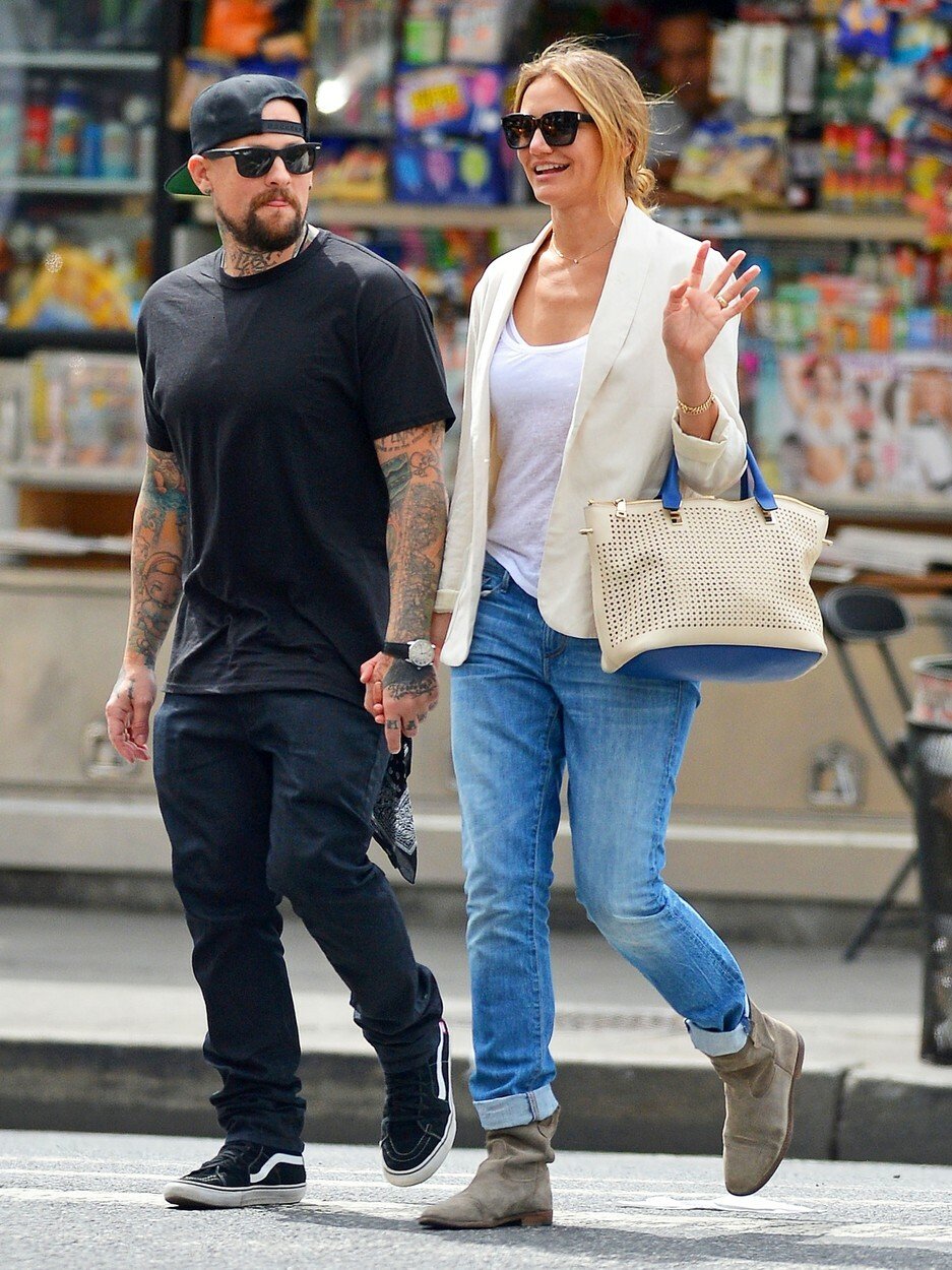 Cameron Diaz a její manžel Benji Madden