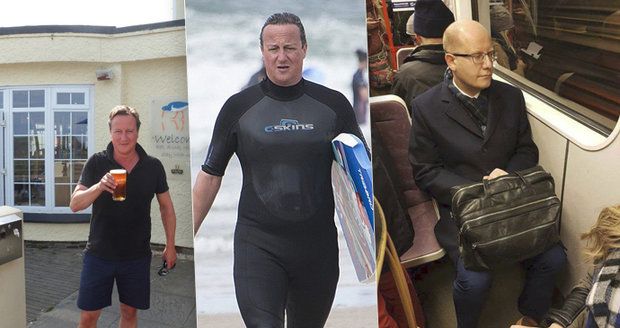 Jak se žije premiérům ve výslužbě? Cameron si užívá luxusu u moře, Sobotka jezdí metrem
