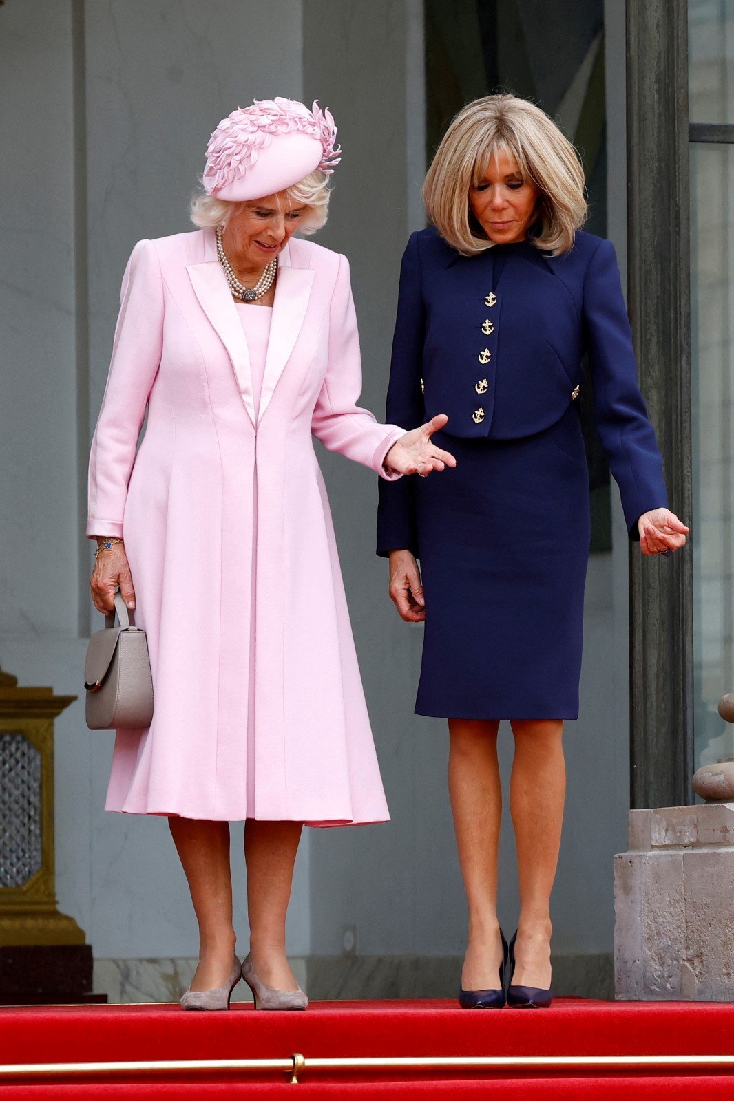Camilla s první dámou Francie Brigitte Macronovou (20.9.2023)