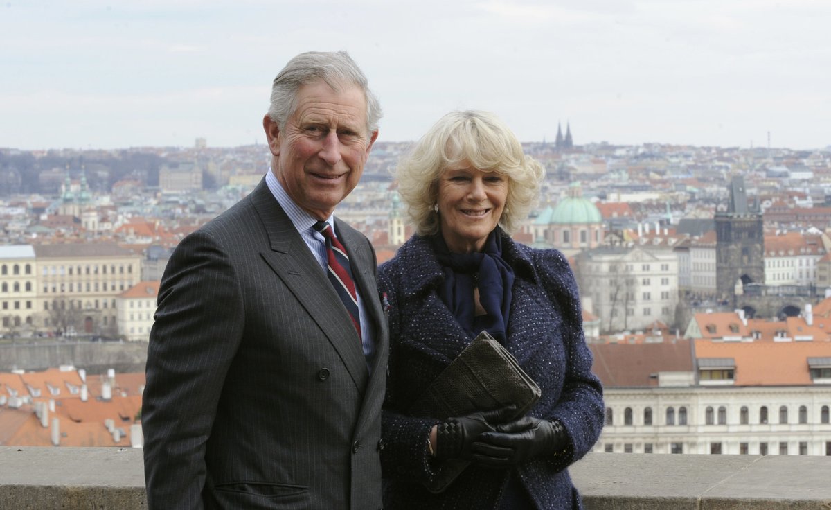 Charles a Camilla v Praze