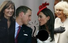 Camilla se raduje a Middletonovi šílí: William s Kate je odstřihli od děťátka, a to vévodkyně ještě nerodila!