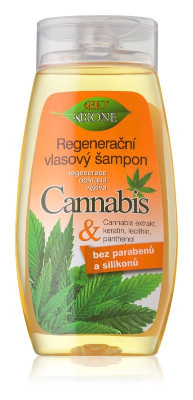 Regenerační šampon, Cannabis, 69 Kč (260 ml)