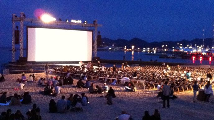 Letní kino v Cannes