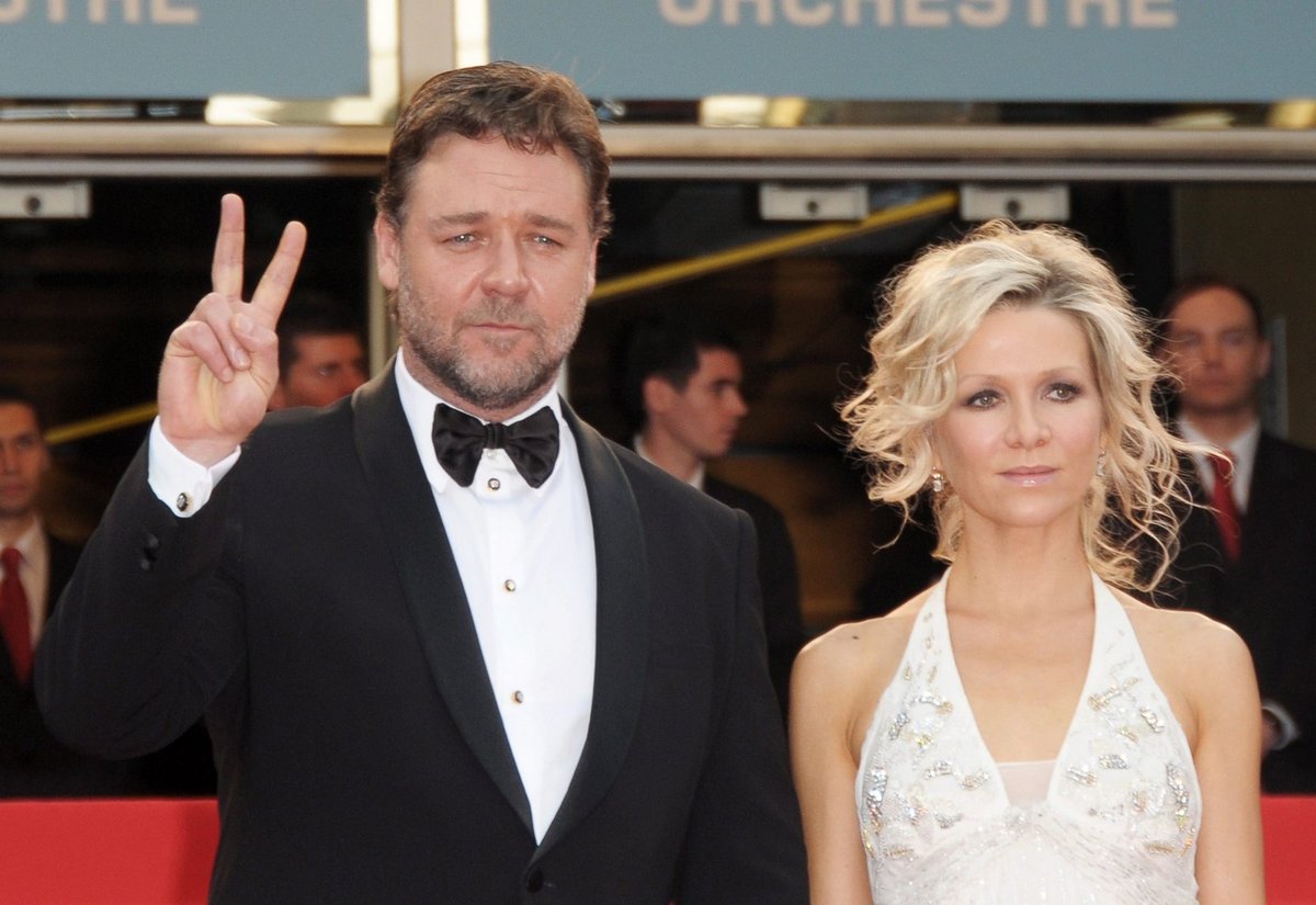 Russell Crowe s jeho ženou Danielle Spencer