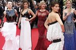 Přehlídka v Cannes ukázala módní barvy letošního roku, černou a bílou.