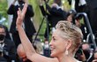 Sharon Stone v Cannes.