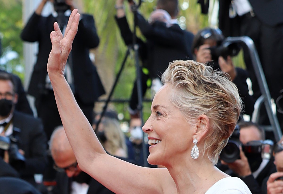 Sharon Stone v Cannes.