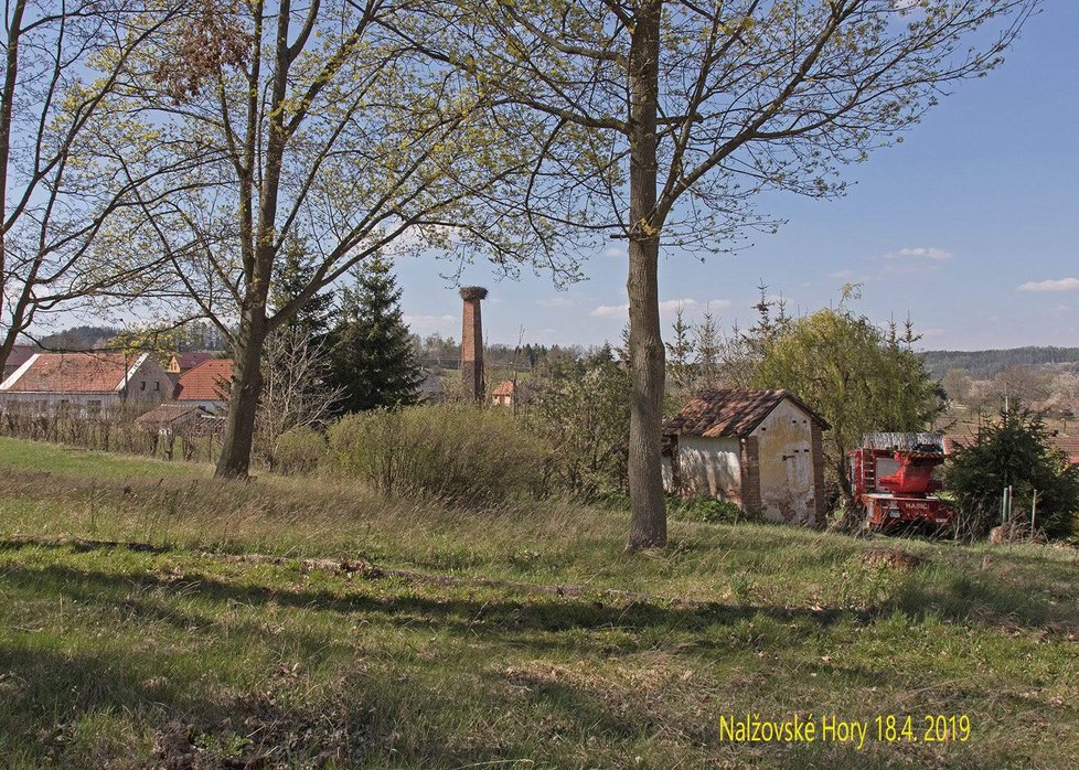 Hnízdo v Nalžovských Horách, kde se měl původně vyklubat Eda na svět.