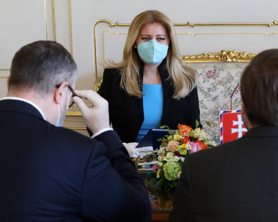 Slovenská prezidentka Zuzana Čaputová během pandemie nezahálí: Kromě politiků přijala lékaře i pracovníky sociálních služeb a vyrazila i mezi lidi.