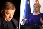 Robert Fico a Zuzana Čaputová.