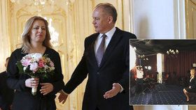 Zuzana Čaputová se chystá převzít prezidentský palác. Jeho zákoutí už jí představil odcházející prezident Andrej Kiska. Úřadu se Čaputová ujme 15. června při slavnostní inauguraci.