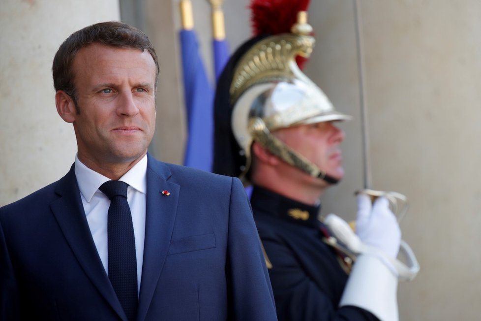 Macron přivítal Čaputovou v Paříži jako symbol sjednocené Evropy. (24. 7. 2019)