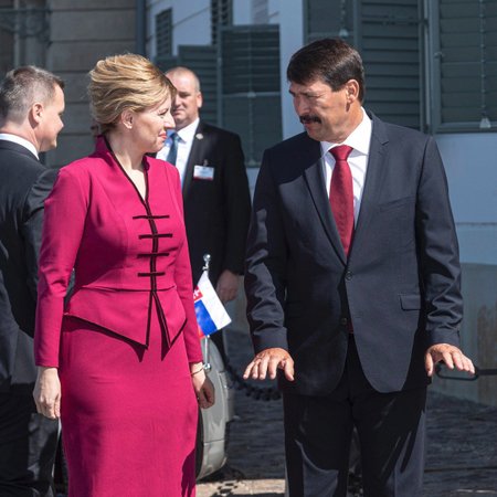 Slovenská prezidenta Čaputová na návštěvě Maďarska