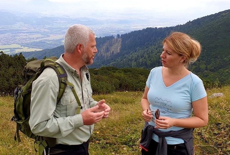 Zuzana Čaputová sdílela na Evropský den parků snímek z předloňského roku, kdy vyrazila podpořit Národní park