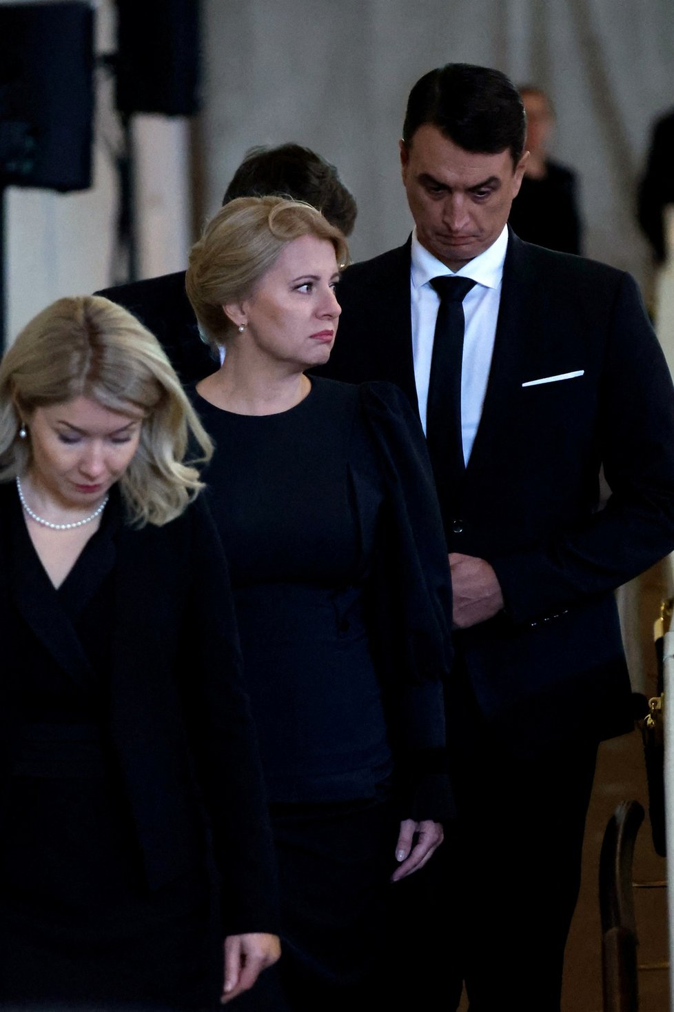 Slovenská prezidentka Zuzana Čaputová s partnerem
