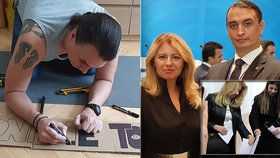 Zuzana Čaputová se svým novým "prvním frajerem" Jurajem Rizmanem