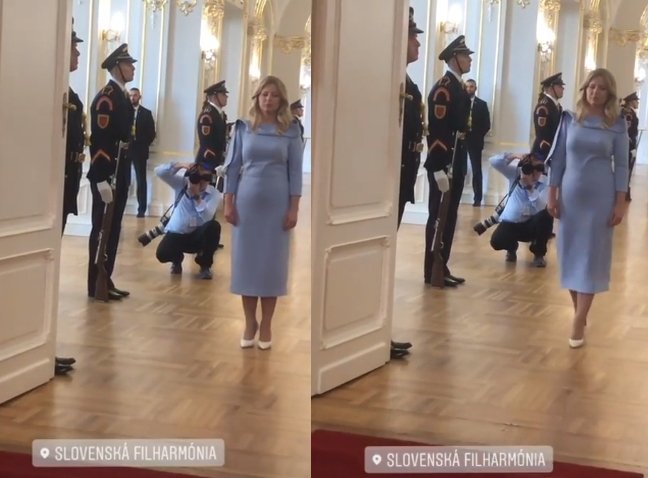 Zuzana Čaputová těsně před inaugurací (15. 6. 2019)