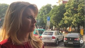 Slovenská prezidentka Zuzana Čaputová v tramvaji. (20.7.2019)