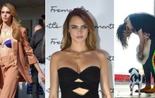 Modelka Cara Delevingneová (30) zazářila v Cannes: Zpátky ve formě!
