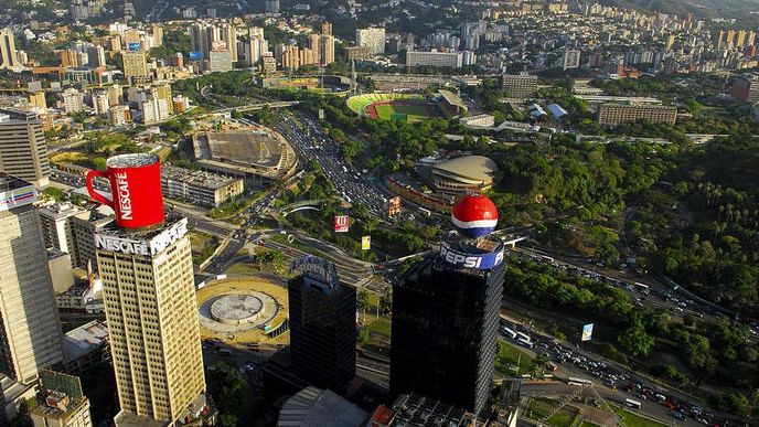 Caracas, hlavní město Venezuely