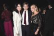 Carice van Houten, Jack Gleeson (král Joffrey) a Natalie Dormer (Margaery Tyrell) na newyorské premiéře poslední řady Hry o trůny