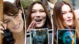 První dáma botoxu: Carla Bruni s kamennou tváří, vypadá jak z Avataru