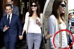 Carla Bruni čeká se svým manželem druhé dítě