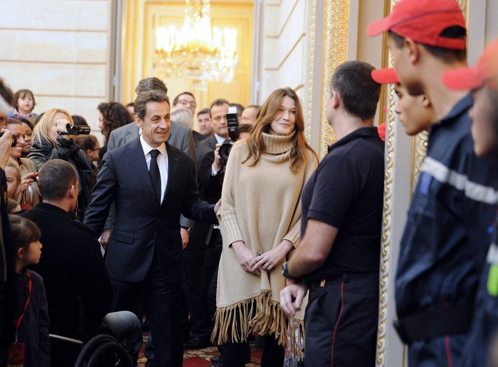 Sarkozy s manželkou Carlou