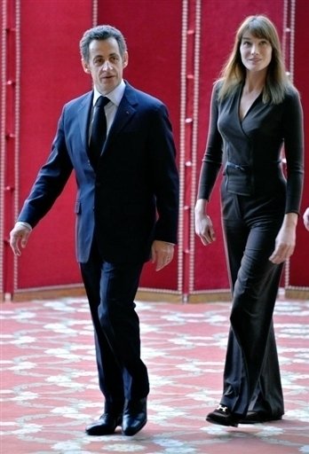 8. Carla Bruni a Nicolas Sarkozy