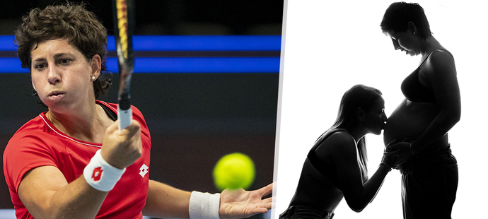 Španělská tenistka Carla Suárezová porazila rakovinu a teď čeká dvojčátka s fotbalistkou.