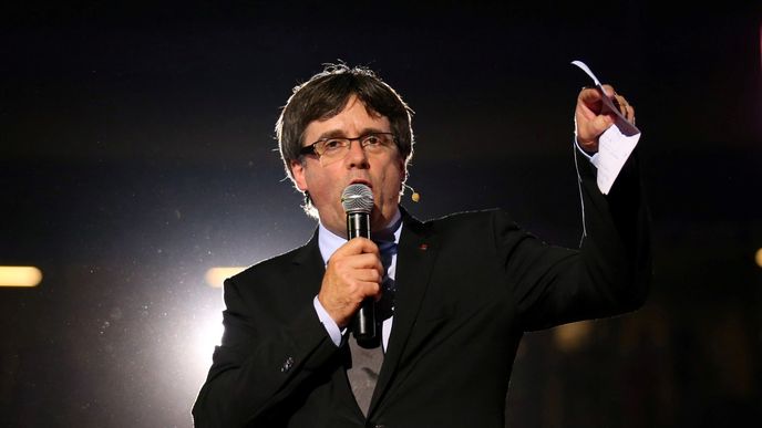 Katalánský premiér Carles Puigdemont