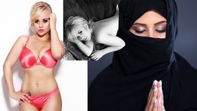Kvůli lásce zahodila kariéru: Sexy modelka Carley Watts konvertovala k islámu poté, co se na dovolené zamilovala do tuniského plavčíka.