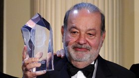 Nejbohatší muž světa pro rok 2013 podle magazínu Forbes: Mexičan Carlos Slim Helú