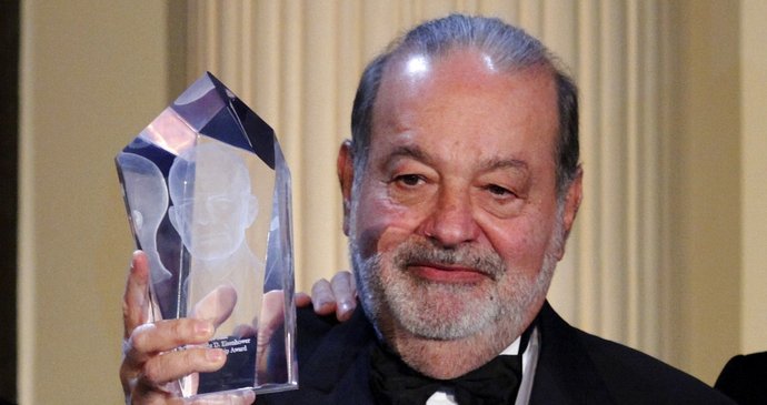 Nejbohatší muž světa pro rok 2013 podle magazínu Forbes: Mexičan Carlos Slim Helú