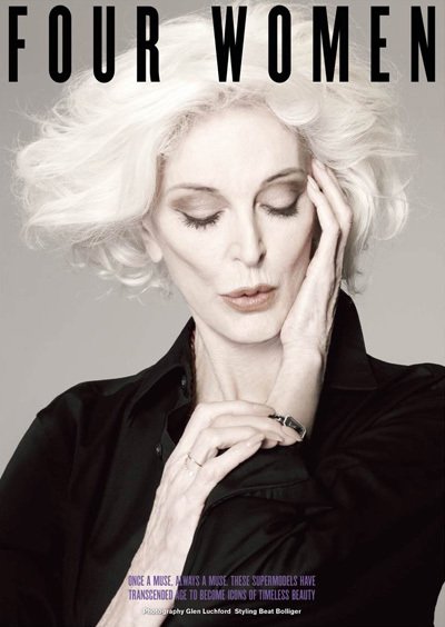 Carmen Dell’Orefice na obálce magazínu Four Women