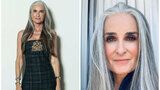 Přestala si barvit vlasy a v 58 letech se prochází po mole. Jak se z ženy v domácnosti stala žádaná modelka?