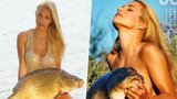 Legendární erotický kalendář pro rybáře: Spoře oděné krásky zapózovaly s kapry