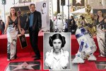 Carrie Fisher získala svou hvězdu na chodníku slávy v Hollywoodu