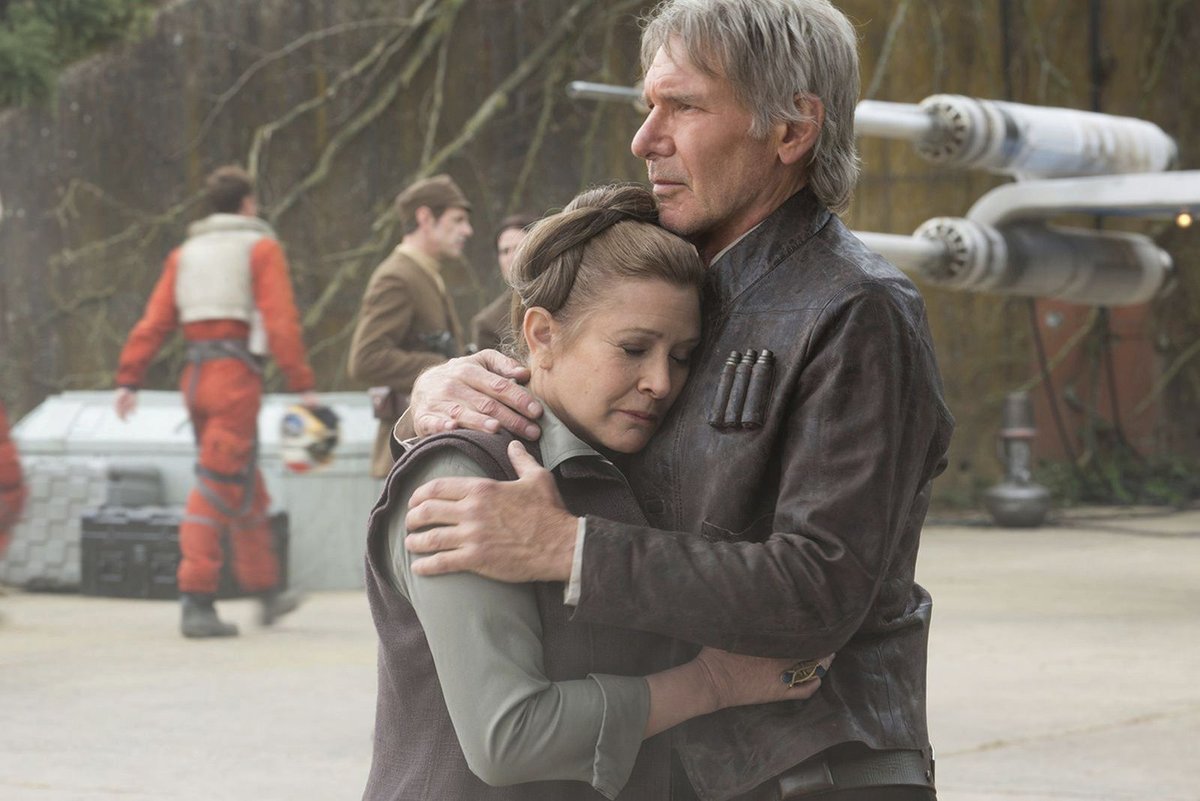 Carrie Fisher a Harrison Ford