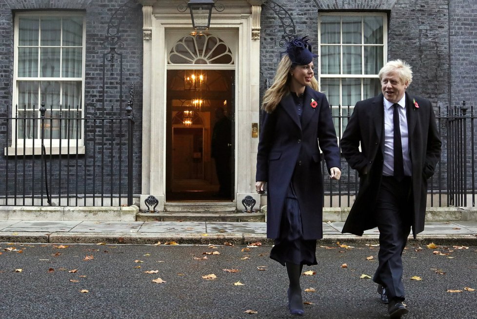 Carrie Symondsová, přítelkyně britského premiéra Borise Johnsona