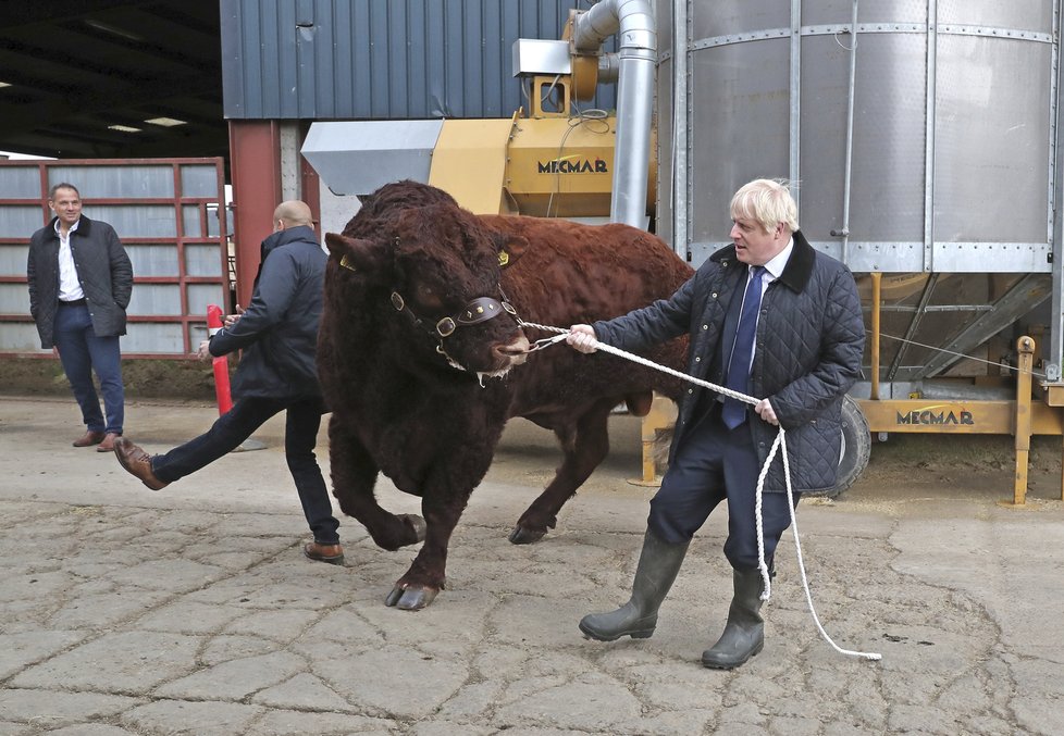 Premiér Boris Johnson