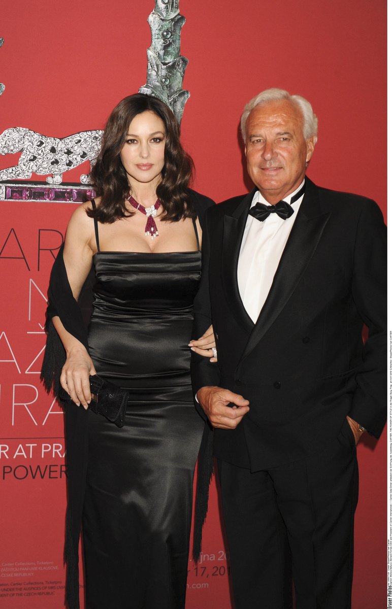 Monica Bellucci s ředitelem Cartieru Fornasem