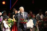 Karel Gott na premiéře Premiéra muzikálu Času růží