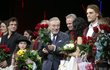 Karel Gott na premiéře Premiéra muzikálu Času růží.