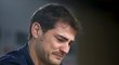 Iker Casillas neudržel na tiskové konferenci slzy