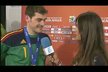 Iker Casillas políbil v přímém přenosu svou přítelkyni-reportérku.